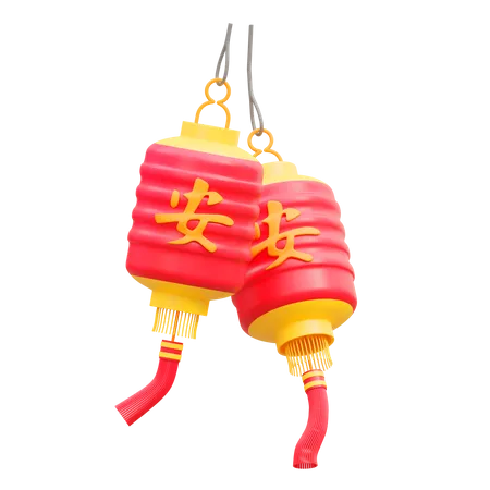 Chinese Lantern  3D Icon