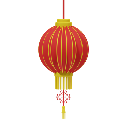 Chinese Lantern  3D Icon