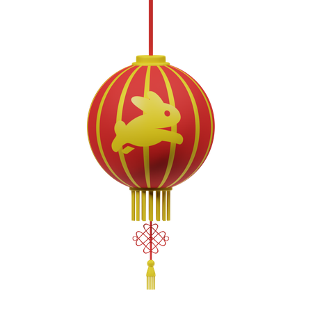 Chinese Lantern  3D Icon