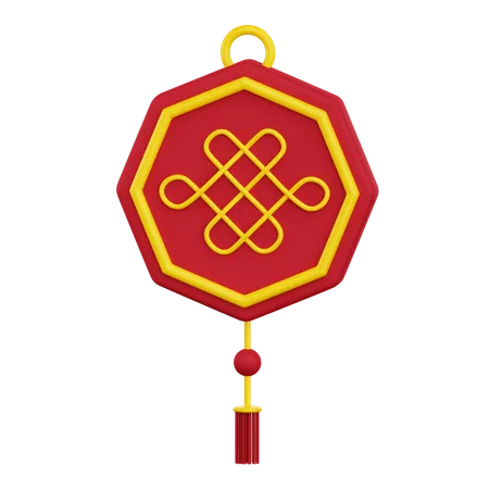 Chinese Ornament  3D Icon