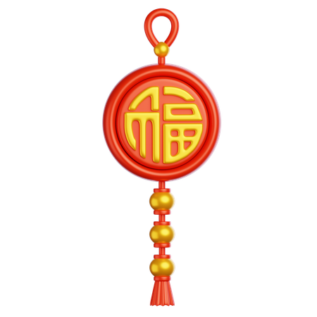 Chinese Ornament  3D Icon