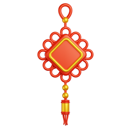 Chinese Ornament  3D Icon