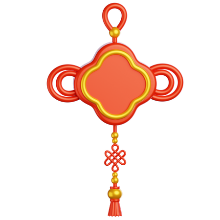 Chinese Ornament  3D Icon