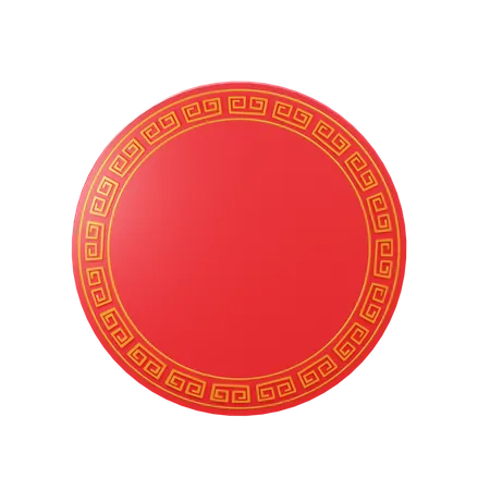 Chinese Ornament  3D Illustration