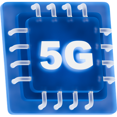 Chip de 5 g  3D Icon