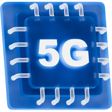 Chip de 5 g  3D Icon