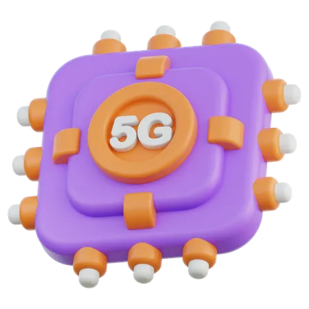 Chip de 5 g  3D Icon