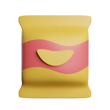 Chips Packet  3D Icon