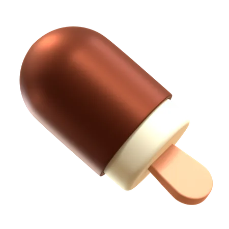 Choco Vanilla Ice Cream  3D Icon