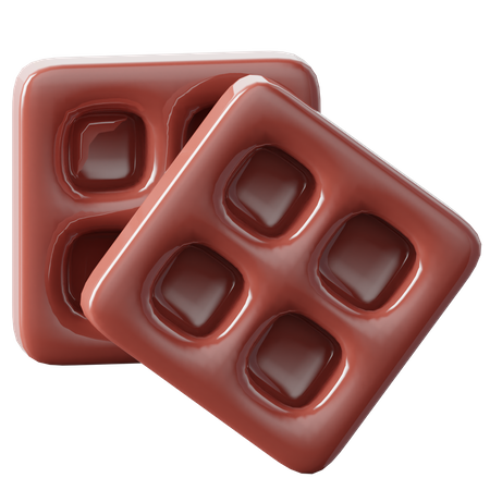 Chocolate  3D Icon