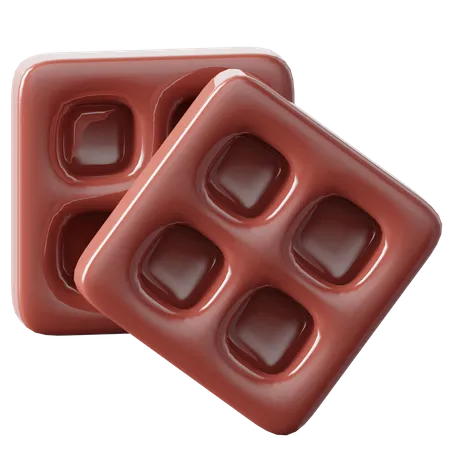 Chocolate  3D Icon