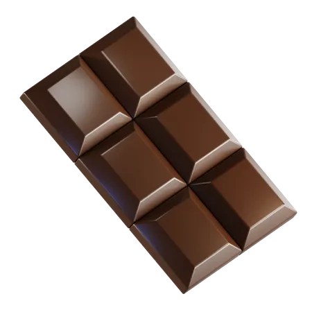 Chocolate Bar  3D Illustration