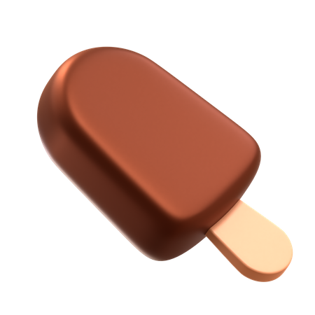 Chocolate Ice Cream  3D Icon