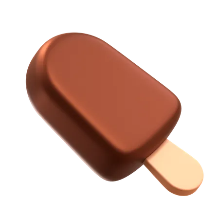 Chocolate Ice Cream  3D Icon