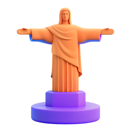 Christ the Redeemer  3D Icon