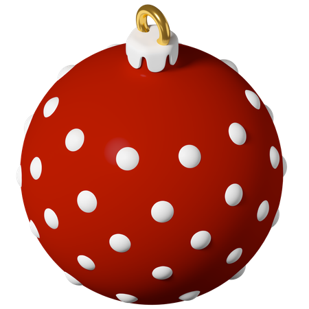 Christmas ball ornament  3D Illustration