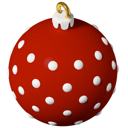 Christmas ball ornament  3D Illustration