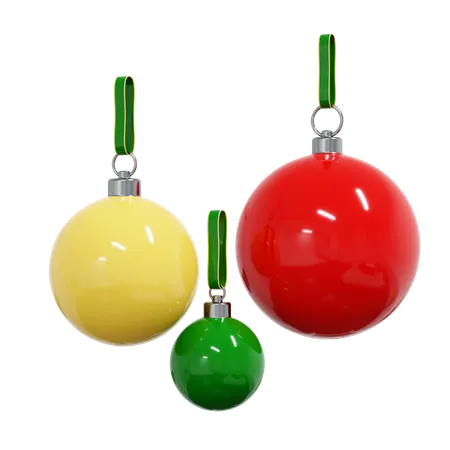 Christmas Ball Ornament  3D Illustration