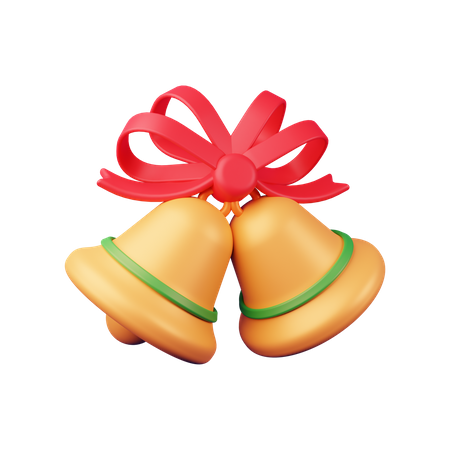 Christmas Bell  3D Illustration