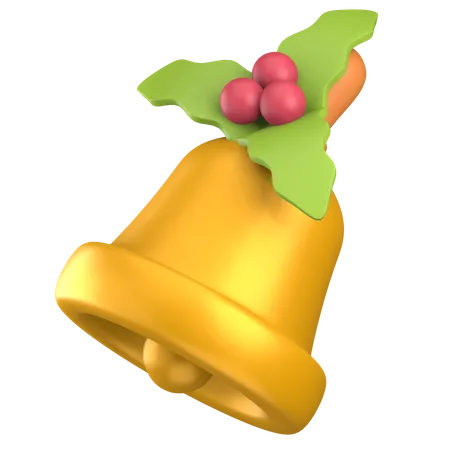 Christmas Bell  3D Illustration