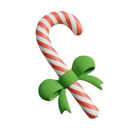 Christmas Candy Cane  3D Illustration