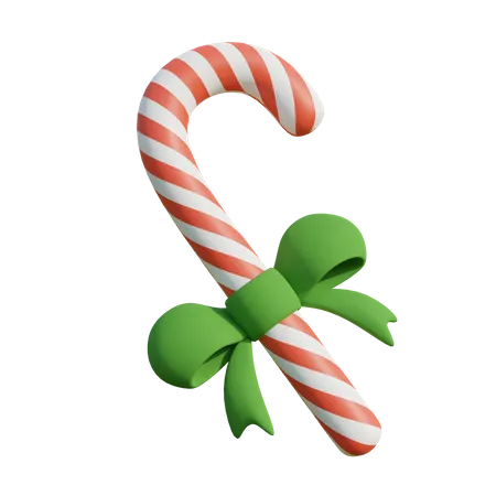 Christmas Candy Cane  3D Illustration