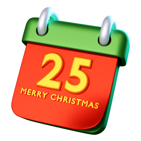 Christmas Day  3D Icon