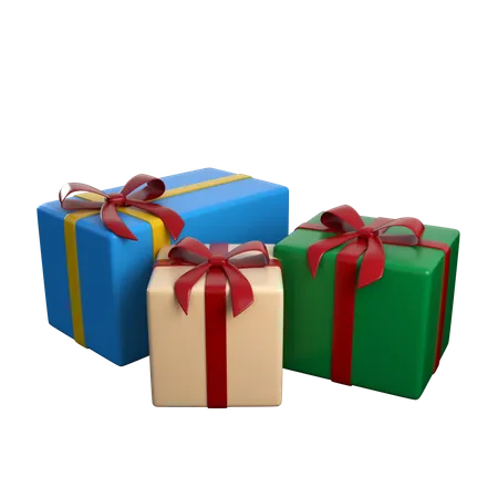 Christmas Gifts  3D Icon