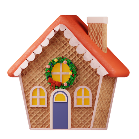 Christmas House  3D Icon