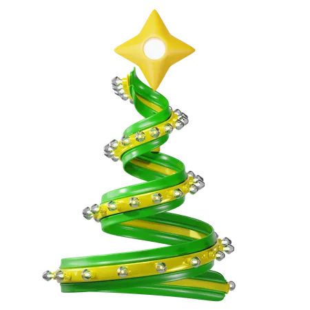 Christmas Ribbon  3D Icon