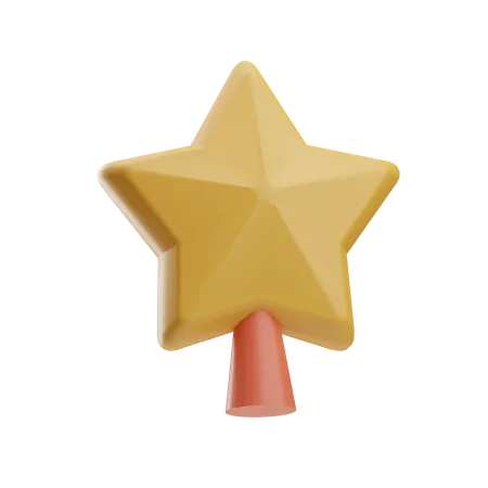 Christmas Star  3D Icon