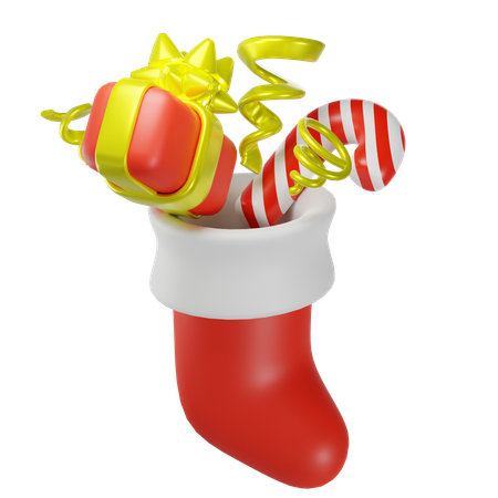 Christmas Stocking  3D Icon