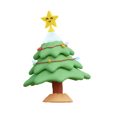 Christmas Tree  3D Illustration