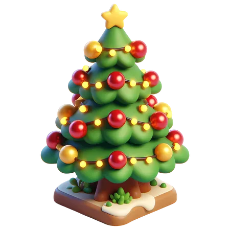 Christmas Tree  3D Icon