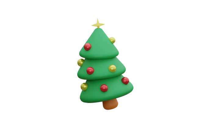 Christmas Tree  3D Icon