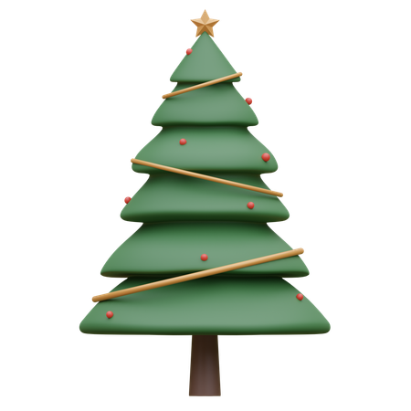 Christmas tree  3D Icon