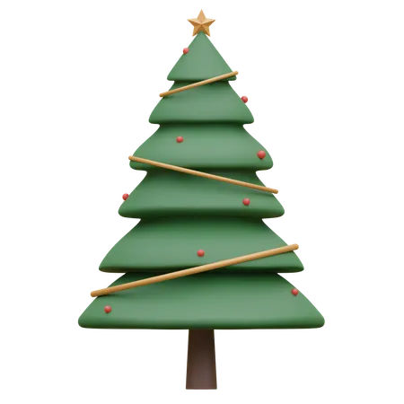 Christmas tree  3D Icon