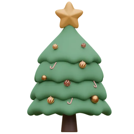 Christmas tree  3D Icon