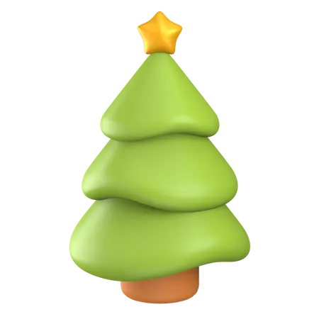 Christmas Tree  3D Illustration