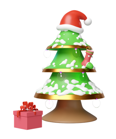 Christmas Tree  3D Illustration