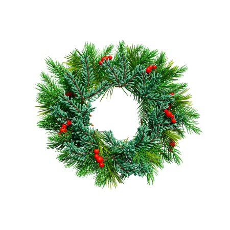 Christmas Wreath  3D Icon