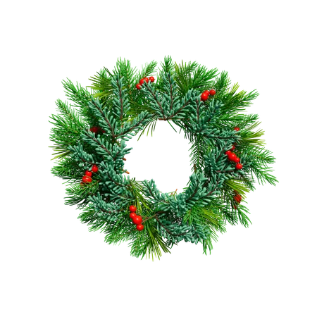 Christmas Wreath  3D Icon