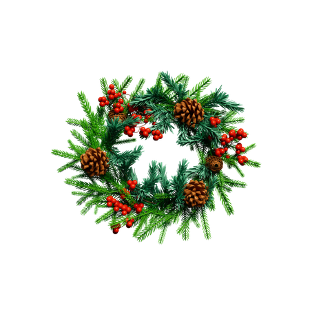 Christmas Wreath  3D Icon