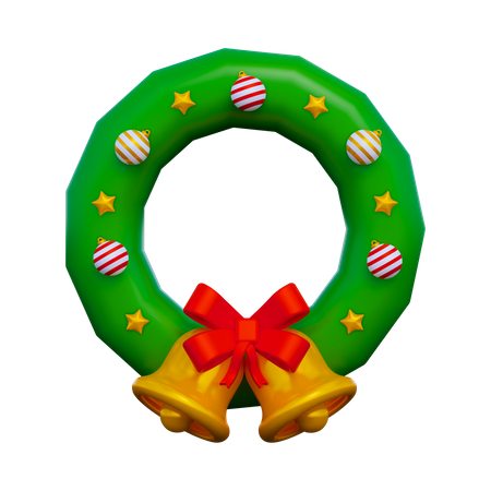 Christmas wreath  3D Icon