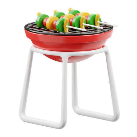 Churrasco  3D Illustration