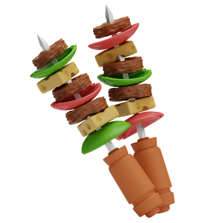 Churrasco  3D Icon