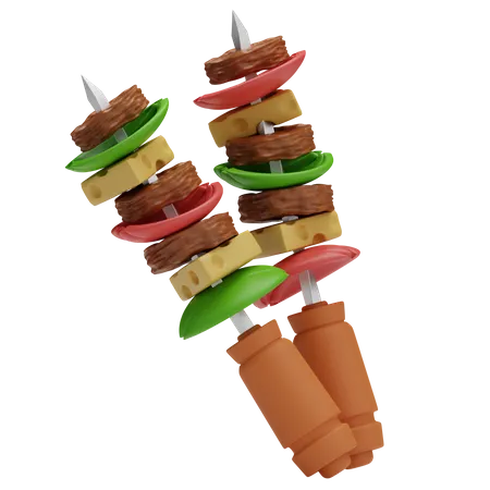 Churrasco  3D Icon