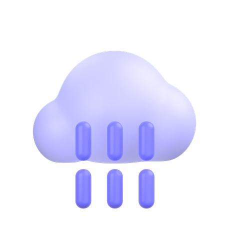 Chuva  3D Icon