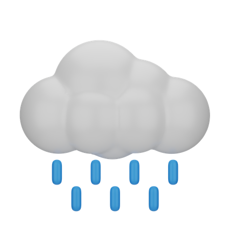 Chuva  3D Icon