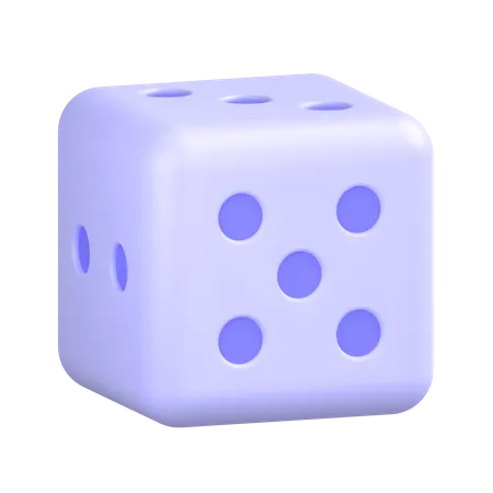 Cinco dados  3D Icon